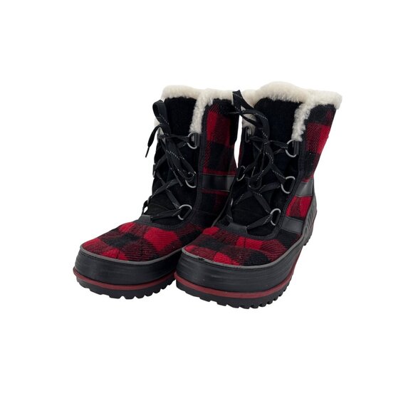 Sorel Womens‎ Winter Boots Size 10 Plaid Waterproof Insulated - Picture 2 of 7